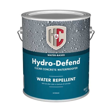 H&C Concrete Dustproofer Floor Sealer, Matte Finish, Clear, Water Base 50.154154-16