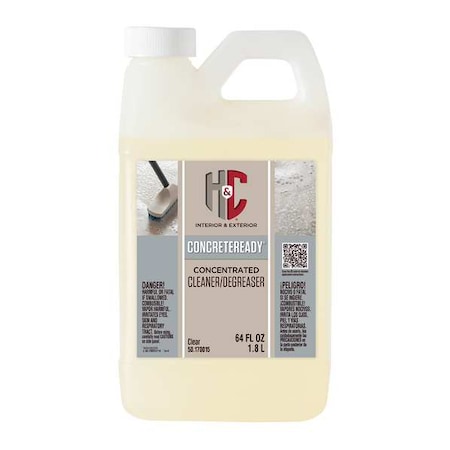 H&C Cleaner Degreaser, Invisible Finish, Clear, Solvent Base 50.170015-15