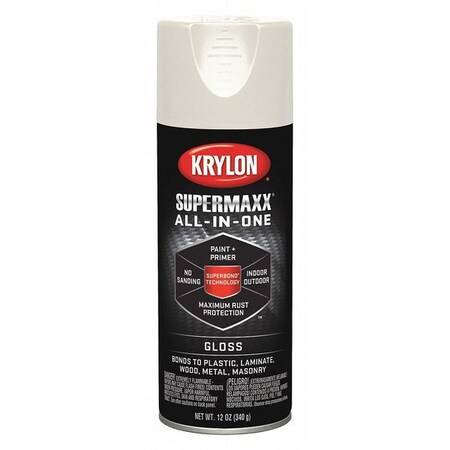 Krylon Rust Preventative Spray Paint, Almond, Gloss, 12 oz. K08950007