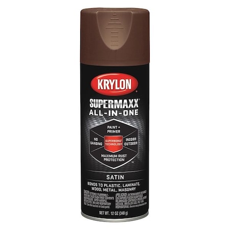 Krylon Spray Paint, Earth, Satin, 12 oz. K08978000