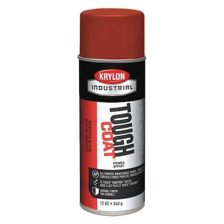 Krylon Industrial Rust Preventative Spray Primer, Red Oxide, Flat Finish, 14 oz. A00339007