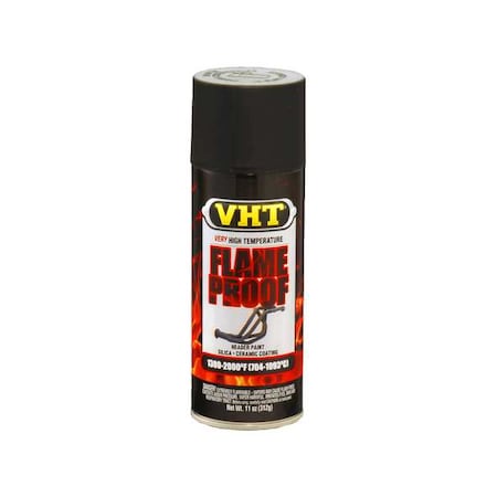 Vht Flameproof Coating, Black, Flat ESP102000