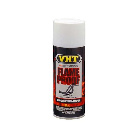 Vht Flameproof Coating, White, Flat ESP118000
