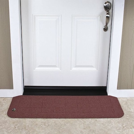 Safepath Products ADA Ramp, 1-1/8" H, 12-1/4" L, 42" W, Red BHR1110RB