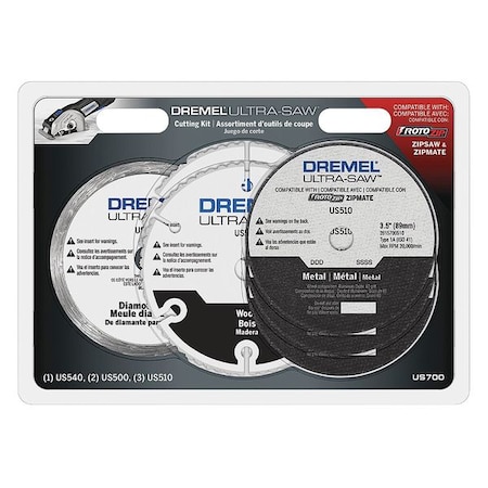 Dremel Cutting Wheel, Aluminum Oxide, 3-1/2 in. US700