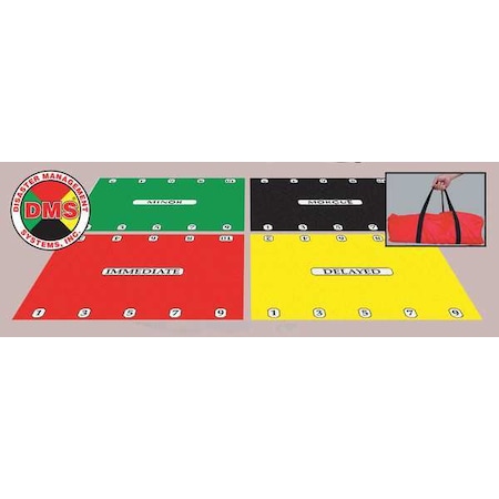 Disaster Management Systems Treatment Area Tarps, 4 Pcs DMS 05004