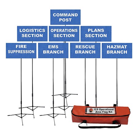 Disaster Management Systems Operational Area Flag Kit, 24 Pcs DMS 05027