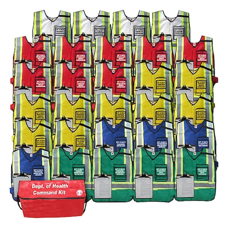 Disaster Management Systems Department of Health Vest Kit, 29Vests DMS 05585