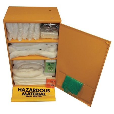 Enpac Locker Spill Refill, 25 gal Volume Absorbed per Kit, 25 gal Capacity, Refill, Brown, 77 13-WMXL-O-RF