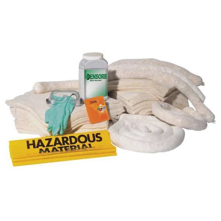 Enpac Tote Combo Refill, 150 gal Volume Absorbed per Kit, 150 gal Capacity, Chest, Brown, 306 1382-RF