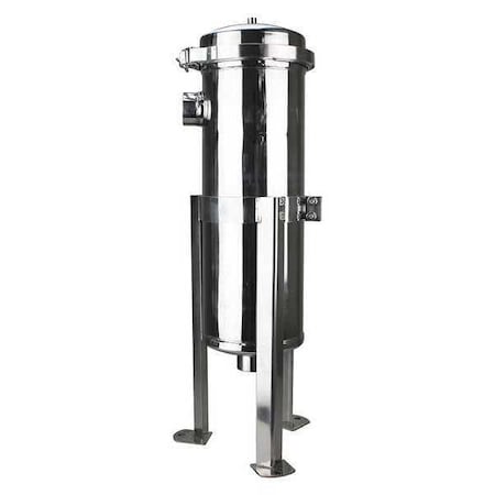 Zoro Select Bag Housing, 8 -5/8 In., 2 In NPT, 90 gpm ES12NA410-75