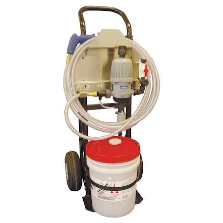FSI Cart Mounted Wheeled Detergent Injector FSI HEAT 201C