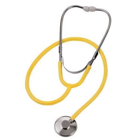 Mabis Nurse Stethoscope, Adult, Yellow 10-428-130