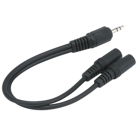 MONOPRICE Audio Cable, 3.5mm Jack, 6 In 667