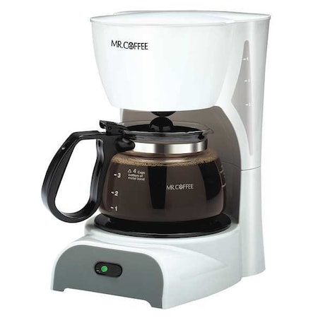 Mr. Coffee White Switch 4 Cup Coffee Maker DR4-NP