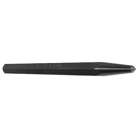 Mayhew Pro Center Punch, 4-1/2in L, Steel, Black Oxide 24001