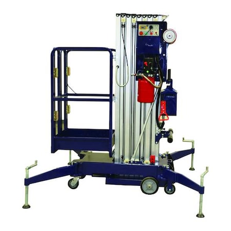 Ballymore Pushable Mobile Vertical Lift, 24 in W, 27 1/4 in D, 300 lb Load Capacity BMVL-30