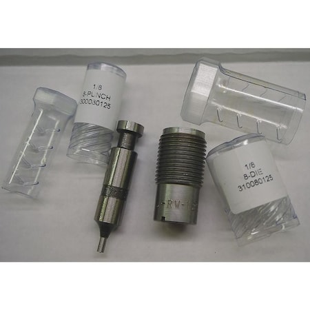 Roper Whitney Knockout Die, 1/8In, 158Ga. 200080125