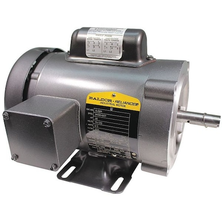 Baldor-Reliance Capacitor-Start/Run General Purpose Motor, 1/3 hp HP, 115/208-230V AC Voltage, 56C Frame CL3501