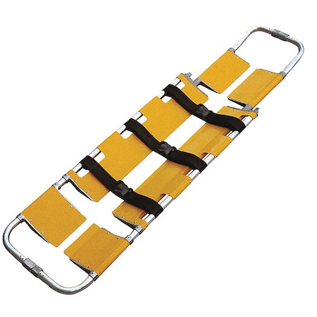 Medsource Scoop Stretcher, 350 lb, Yellow, 67" L MS-SCP123