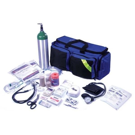 Medsource Emergency Medical Kit, Polypropylene Bag, 80 Components, 10 People Served MS-75165-RB