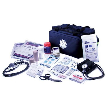 Medsource Emergency Medical Kit, Polypropylene Bag, 74 Components, 10 People Served MS-75190