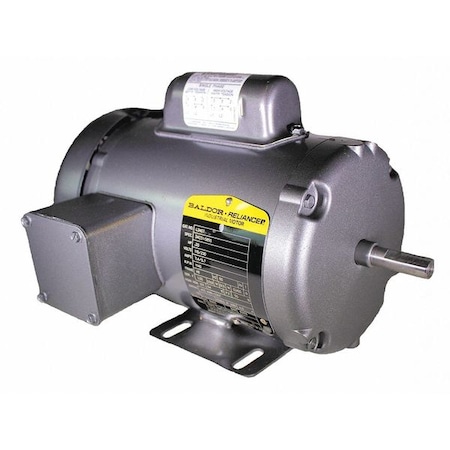 Baldor-Reliance Capacitor-Start/Run General Purpose Motor, 1/3 hp HP, 115/230V AC Voltage, 48 Frame L3407