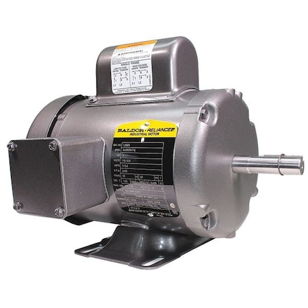 Baldor-Reliance Capacitor-Start/Run General Purpose Motor, 1/2 hp HP, 115/230V AC Voltage, 56 Frame L3503