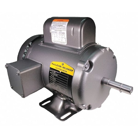Baldor-Reliance Capacitor-Start/Run General Purpose Motor, 3/4 hp HP, 56 Frame, 115/230V AC Voltage L3506