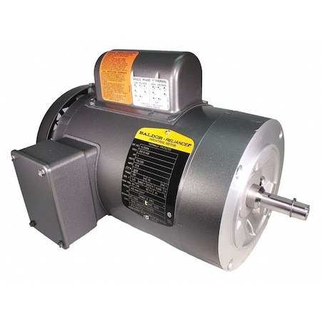 Baldor-Reliance Capacitor-Start/Run General Purpose Motor, 1 hp HP, 115/230V AC Voltage, 56C Frame VL3509A