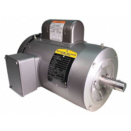 Baldor-Reliance Capacitor-Start/Run General Purpose Motor, 1 1/2 hp HP, 115/230V AC Voltage, 143TC Frame VL3513T