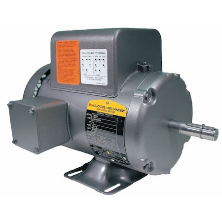 Baldor-Reliance Capacitor-Start/Run General Purpose Motor, 3/4 hp HP, 56 Frame, 115/230V AC Voltage L3507A