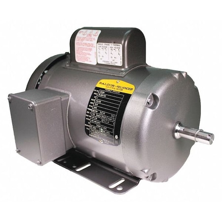 Baldor-Reliance Capacitor-Start/Run General Purpose Motor, 1 hp HP, 115/230V AC Voltage, 56H Frame L3509M