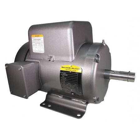 Baldor-Reliance Capacitor-Start/Run General Purpose Motor, 1 1/2 hp HP, 115/230V AC Voltage, 184T Frame L3613T