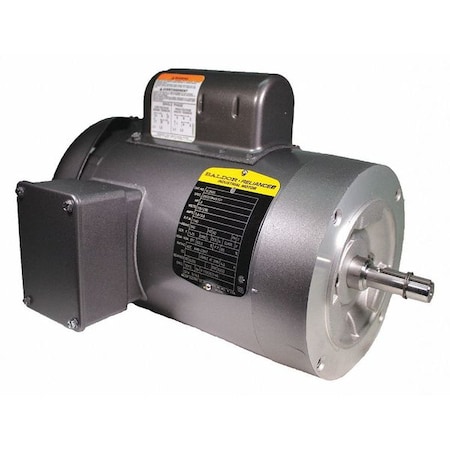 Baldor-Reliance Capacitor-Start/Run General Purpose Motor, 1/2 hp HP, 115/230V AC Voltage, 56C Frame VL3505
