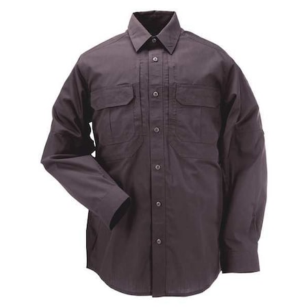 5.11 Tactical Shirt, 2XL, Charcoal, 35% Cotton, 65% Polyester 72175TABR-018-2XL