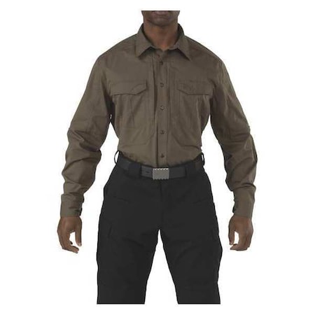 5.11 Tactical Shirt, XS, Tundra, 38% Cotton, 62% Polyester 72399ABR-192-XS
