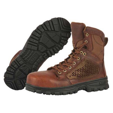 5.11 Hiking Boots, Mens, 6-1/2, D, Bison, PR 12332