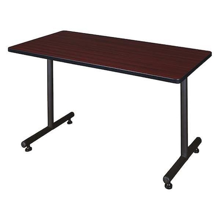 Regency Rectangle Training Table, 48" X 29", Laminated Melamine Top MKTRCT4824MH