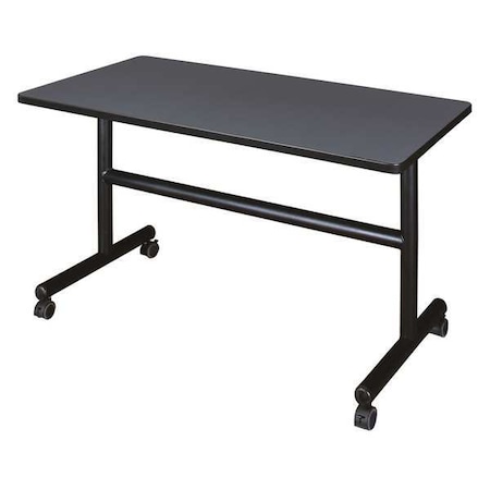 Regency Rectangle Training Table, 48" X 48" X 29", Laminated Melamine Top MKFT4824GY