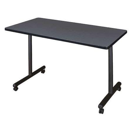 Regency Rectangle Training Table, 48" X 48" X 29", Laminated Melamine Top MKTRCC4824GY