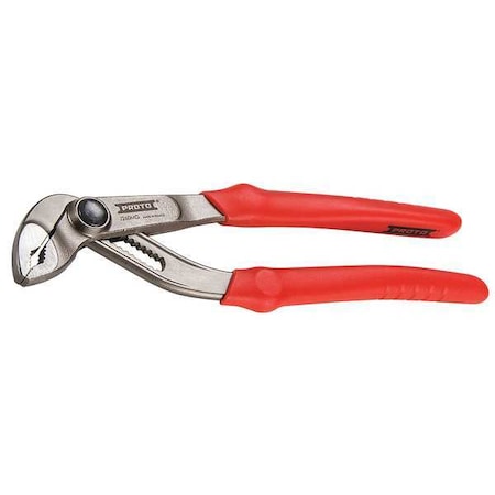 PROTO 10 in V-Jaw Lock Joint Pliers Serrated, PVC Grip J260MG