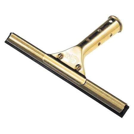 Unger UNGER Gold 12" Brass Window Squeegee GS300