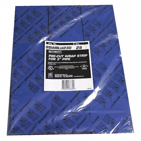 Sti Pre-Cut Wrap Strip For 3 Pipe SSWBLU230