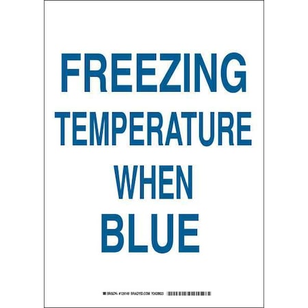 Brady Facility Sign, 14 in H, 10 in W, Polyester, Rectangle, English, 129149 129149