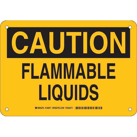 Brady Danger Sign, 7 in H, 10 in W, Plastic, Rectangle, English, 125971 125971