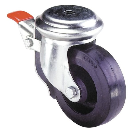Zoro Select Kingpin Swivel Caster, Nyln, 5 in., 495 lb. BS4 125 NY14 L