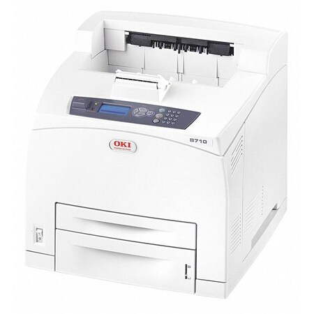 Oki Laser Printer, Blk/Wht, 23-13/64inH OKI62435504