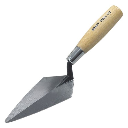 Kraft Tool Pointing Trowel, 5-1/2in L, Steel GG422