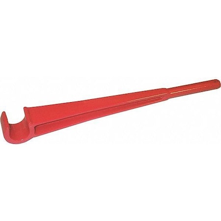 Wheeler-Rex Valve Wheel Wrench, 3/4 x 8-1/2 in, Red 8708